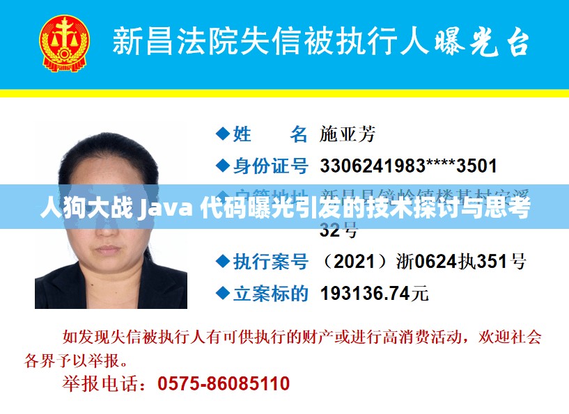 人狗大战 Java 代码曝光引发的技术探讨与思考