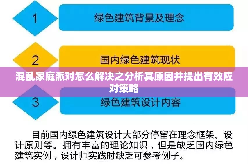 混乱家庭派对怎么解决之分析其原因并提出有效应对策略
