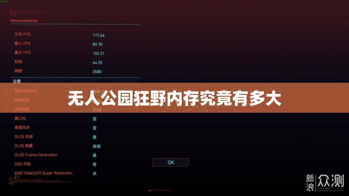 无人公园狂野内存究竟有多大