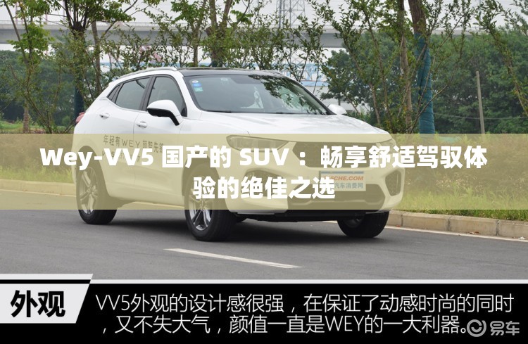 Wey-VV5 国产的 SUV ：畅享舒适驾驭体验的绝佳之选