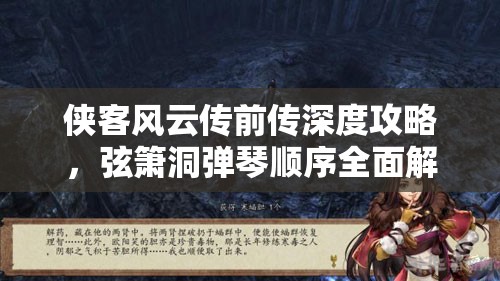 侠客风云传前传深度攻略，弦箫洞弹琴顺序全面解析与指南