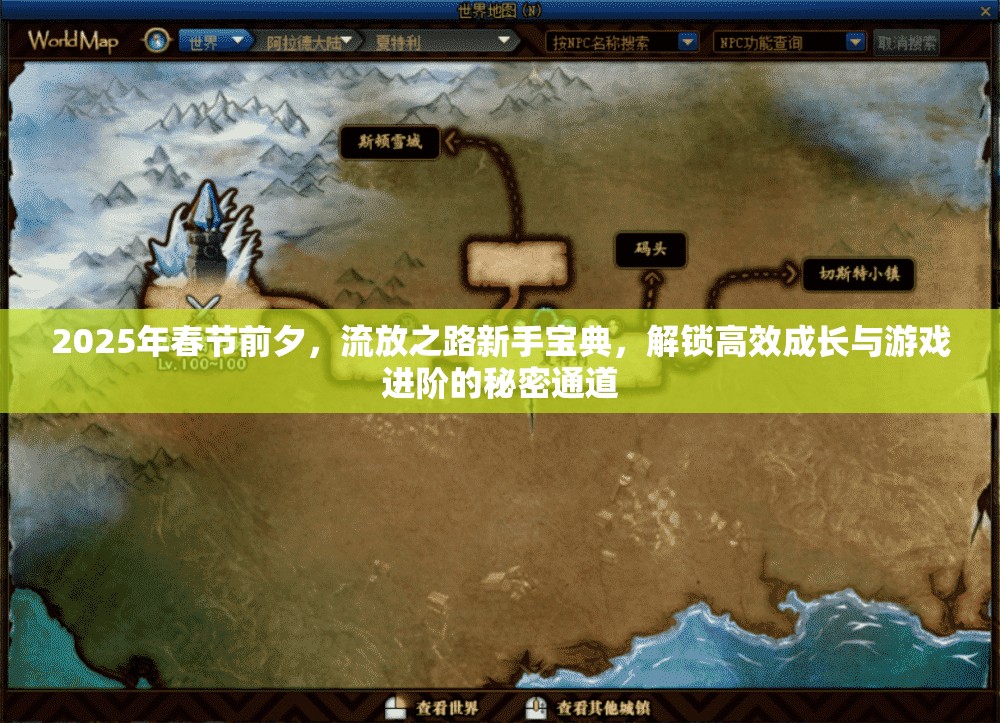 2025年春节前夕，流放之路新手宝典，解锁高效成长与游戏进阶的秘密通道