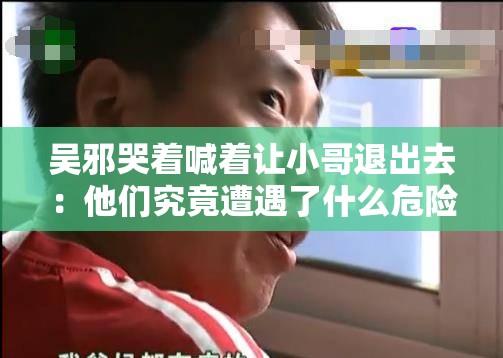 吴邪哭着喊着让小哥退出去：他们究竟遭遇了什么危险
