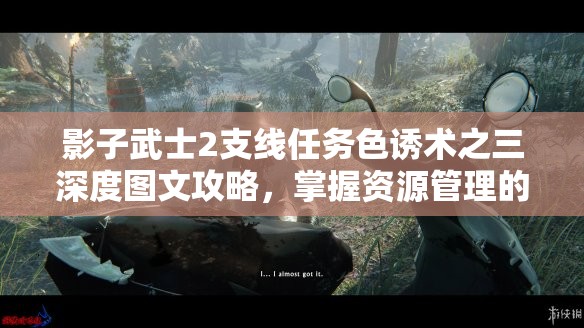 影子武士2支线任务色诱术之三深度图文攻略，掌握资源管理的艺术