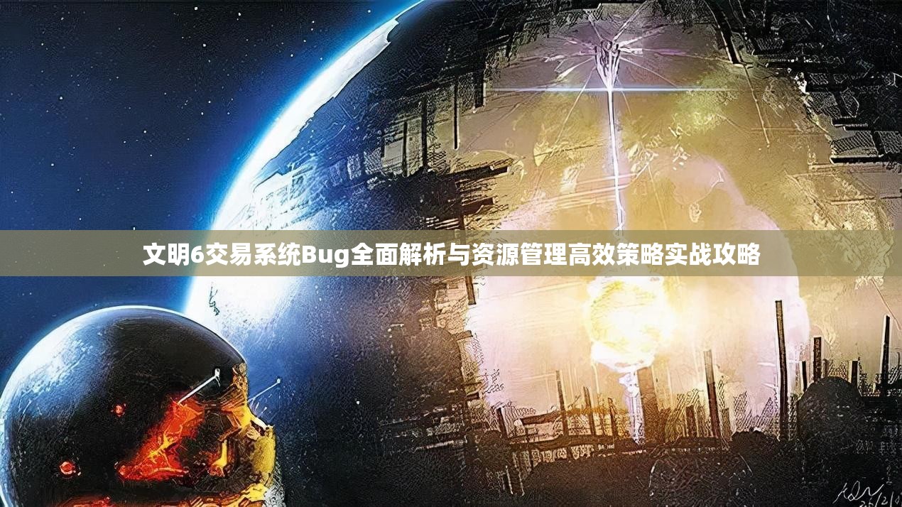 文明6交易系统Bug全面解析与资源管理高效策略实战攻略