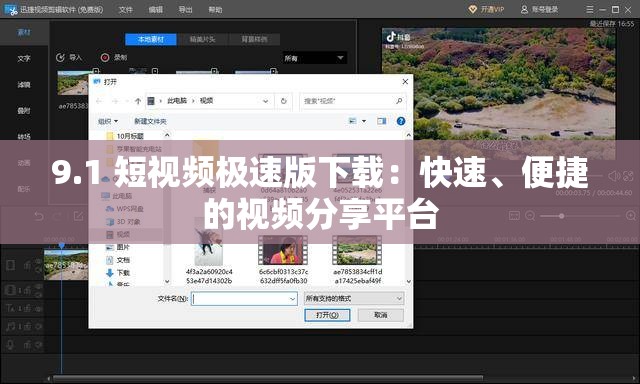 9.1 短视频极速版下载：快速、便捷的视频分享平台