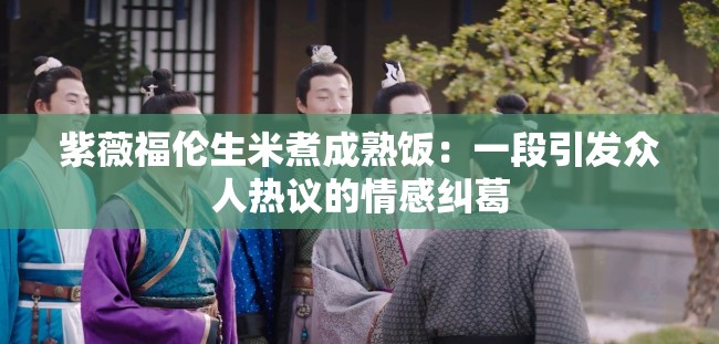 紫薇福伦生米煮成熟饭：一段引发众人热议的情感纠葛