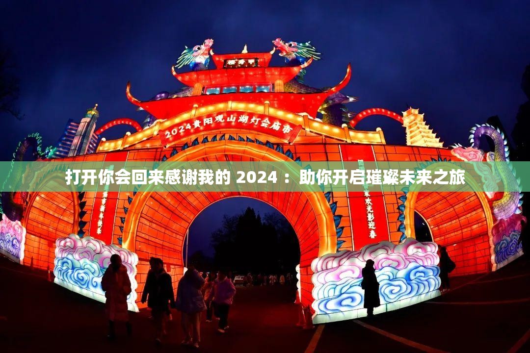 打开你会回来感谢我的 2024 ：助你开启璀璨未来之旅