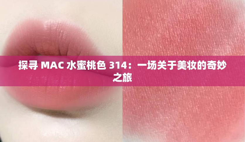 探寻 MAC 水蜜桃色 314：一场关于美妆的奇妙之旅
