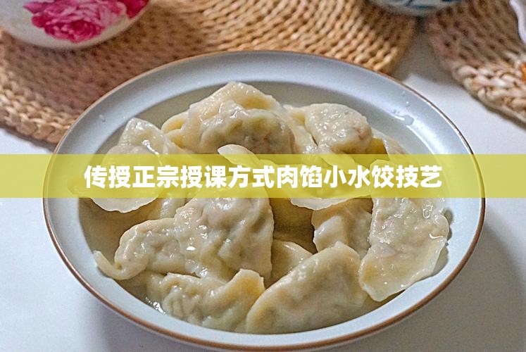 传授正宗授课方式肉馅小水饺技艺