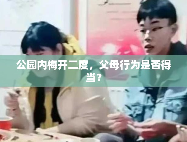 公园内梅开二度，父母行为是否得当？
