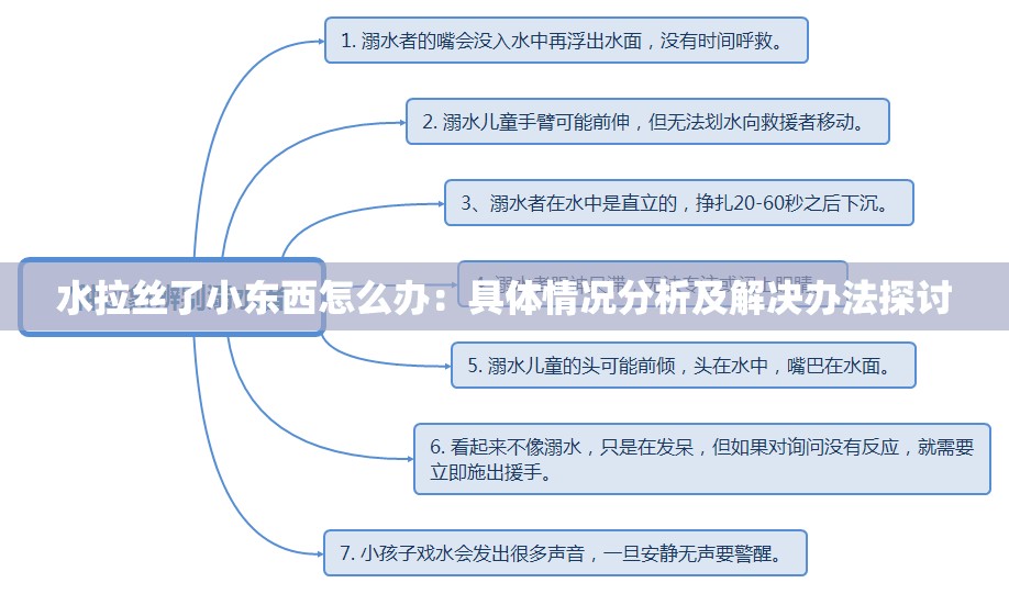 水拉丝了小东西怎么办：具体情况分析及解决办法探讨
