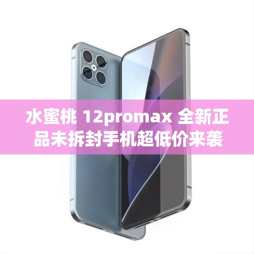 水蜜桃 12promax 全新正品未拆封手机超低价来袭