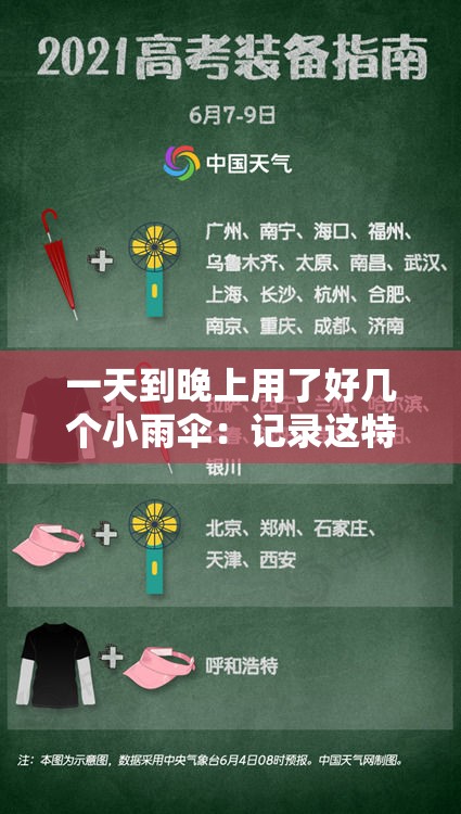 一天到晚上用了好几个小雨伞：记录这特别的一天经历