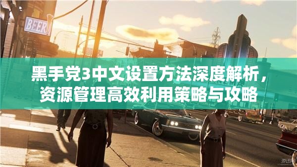 黑手党3中文设置方法深度解析，资源管理高效利用策略与攻略