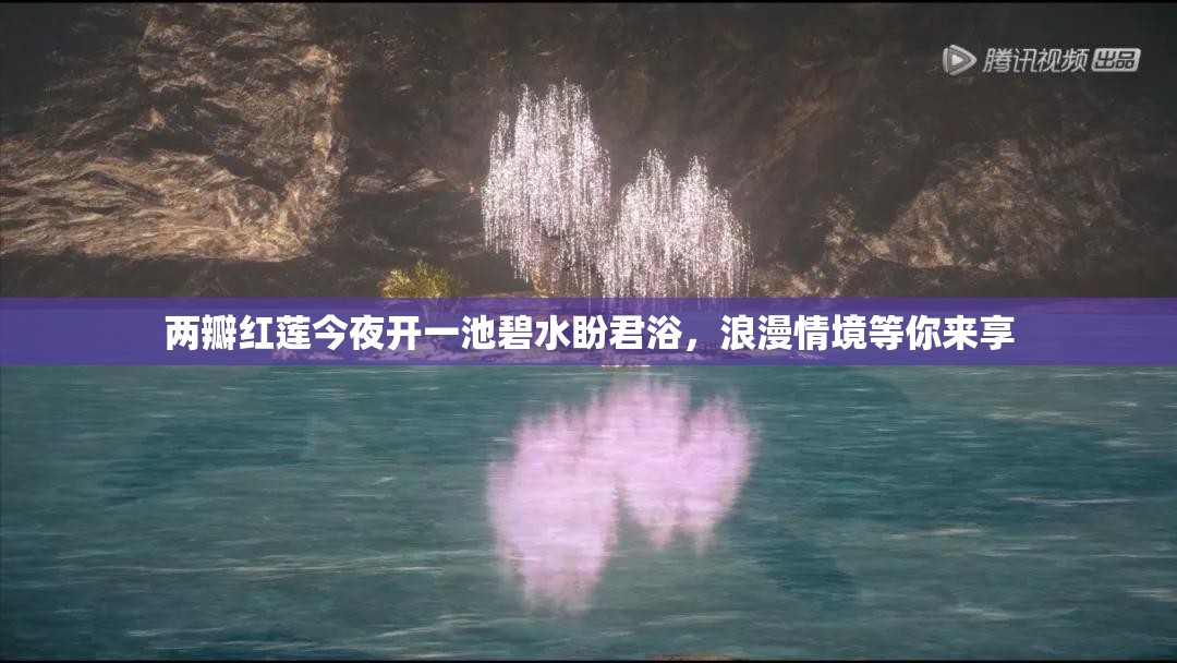 两瓣红莲今夜开一池碧水盼君浴，浪漫情境等你来享
