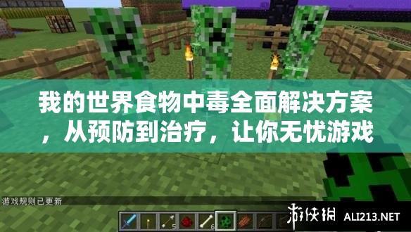 我的世界食物中毒全面解决方案，从预防到治疗，让你无忧游戏