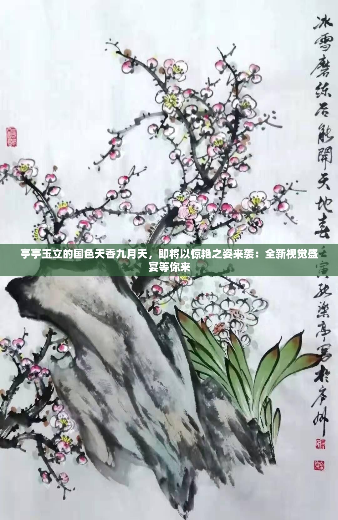 亭亭玉立的国色天香九月天，即将以惊艳之姿来袭：全新视觉盛宴等你来