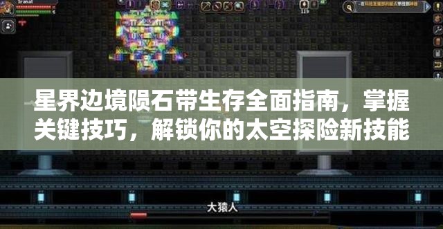 星界边境陨石带生存全面指南，掌握关键技巧，解锁你的太空探险新技能