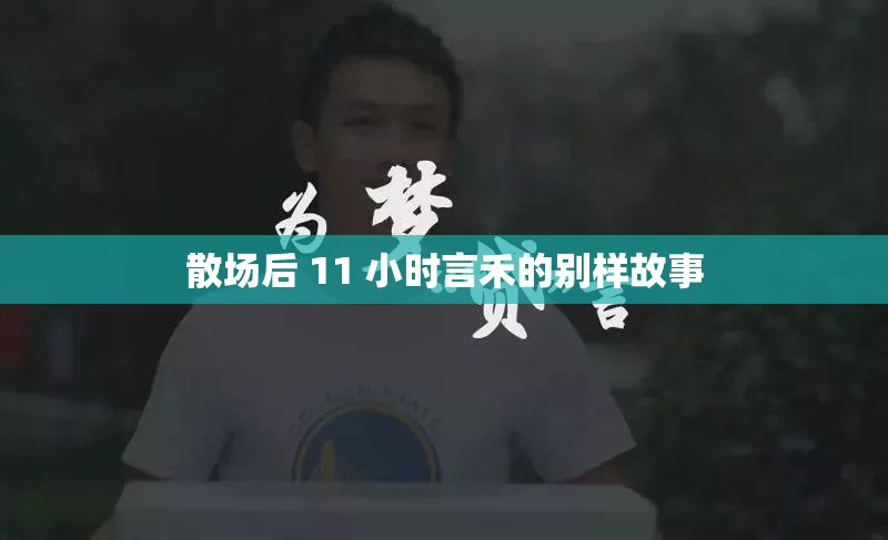 散场后 11 小时言禾的别样故事