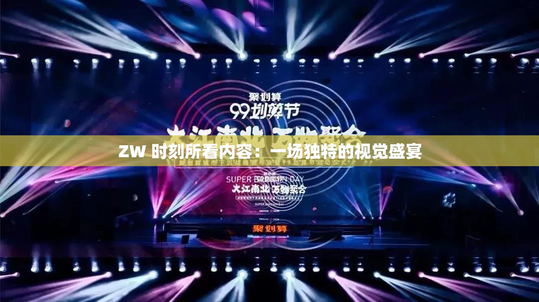 ZW 时刻所看内容：一场独特的视觉盛宴