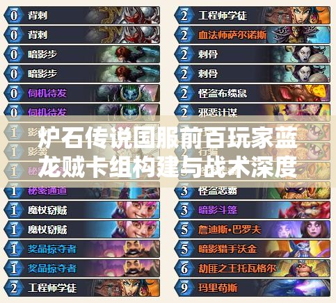 炉石传说国服前百玩家蓝龙贼卡组构建与战术深度揭秘分析