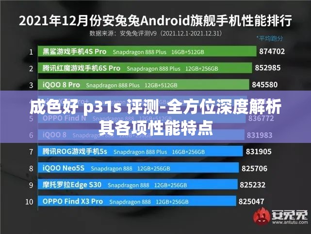 成色好 p31s 评测-全方位深度解析其各项性能特点