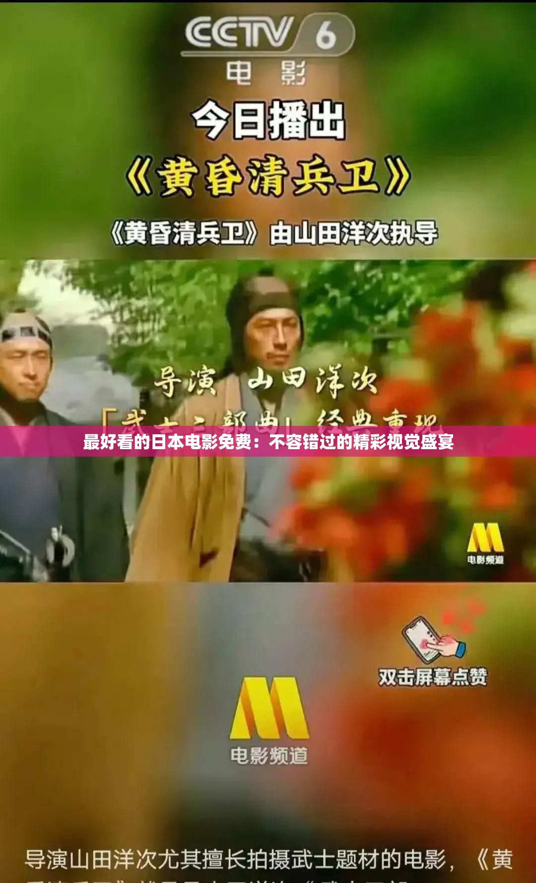 最好看的日本电影免费：不容错过的精彩视觉盛宴