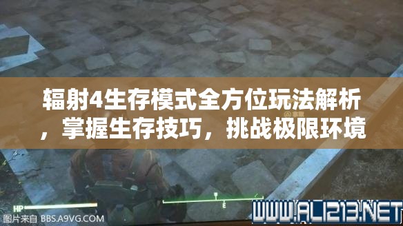 辐射4生存模式全方位玩法解析，掌握生存技巧，挑战极限环境攻略