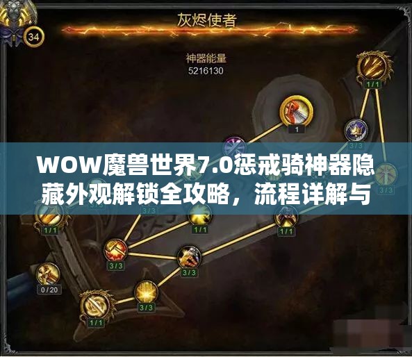WOW魔兽世界7.0惩戒骑神器隐藏外观解锁全攻略，流程详解与必备条件揭秘