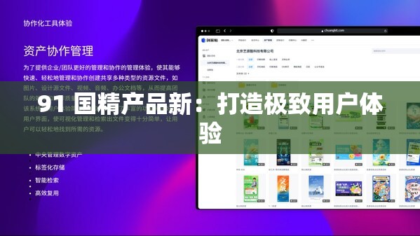 91 国精产品新：打造极致用户体验