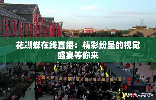 花蝴蝶在线直播：精彩纷呈的视觉盛宴等你来