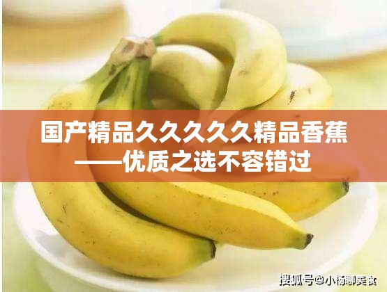 国产精品久久久久久精品香蕉——优质之选不容错过