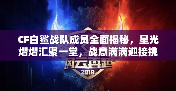 CF白鲨战队成员全面揭秘，星光熠熠汇聚一堂，战意满满迎接挑战
