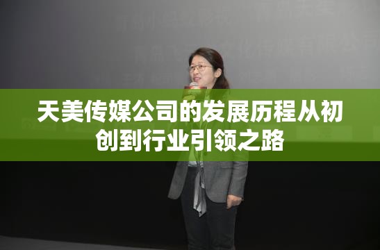 天美传媒公司的发展历程从初创到行业引领之路