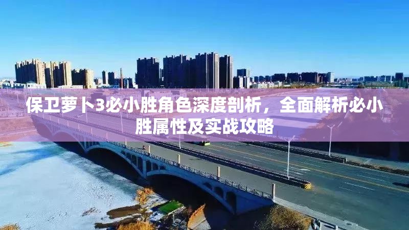 保卫萝卜3必小胜角色深度剖析，全面解析必小胜属性及实战攻略