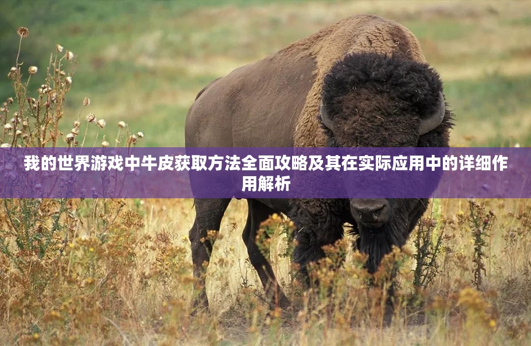 我的世界游戏中牛皮获取方法全面攻略及其在实际应用中的详细作用解析