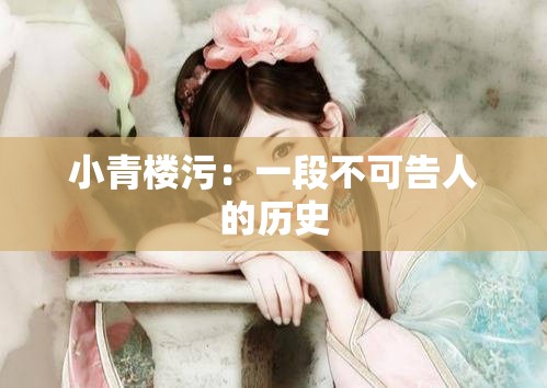 小青楼污：一段不可告人的历史