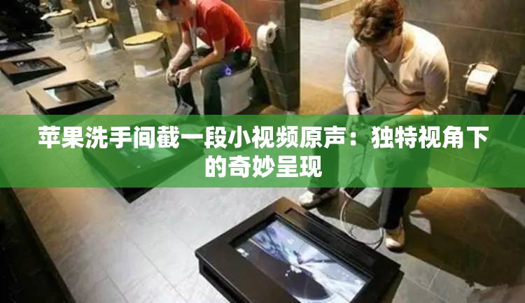 苹果洗手间截一段小视频原声：独特视角下的奇妙呈现