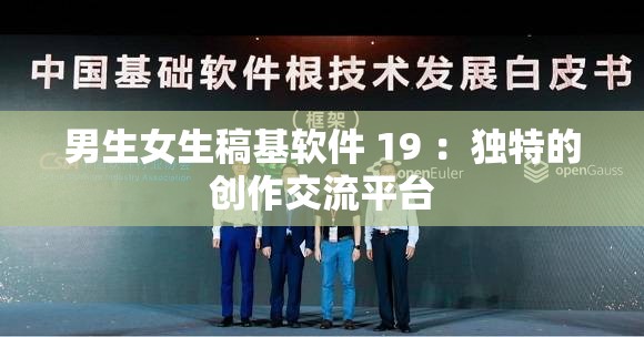 男生女生稿基软件 19 ：独特的创作交流平台