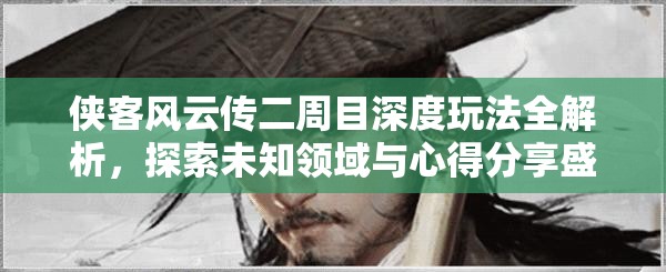 侠客风云传二周目深度玩法全解析，探索未知领域与心得分享盛宴