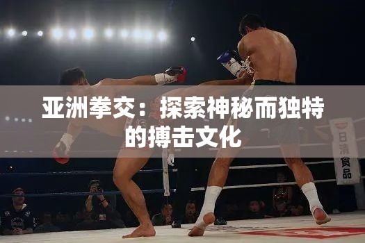 亚洲拳交：探索神秘而独特的搏击文化
