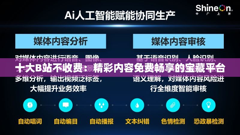 十大B站不收费：精彩内容免费畅享的宝藏平台