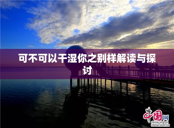 可不可以干湿你之别样解读与探讨