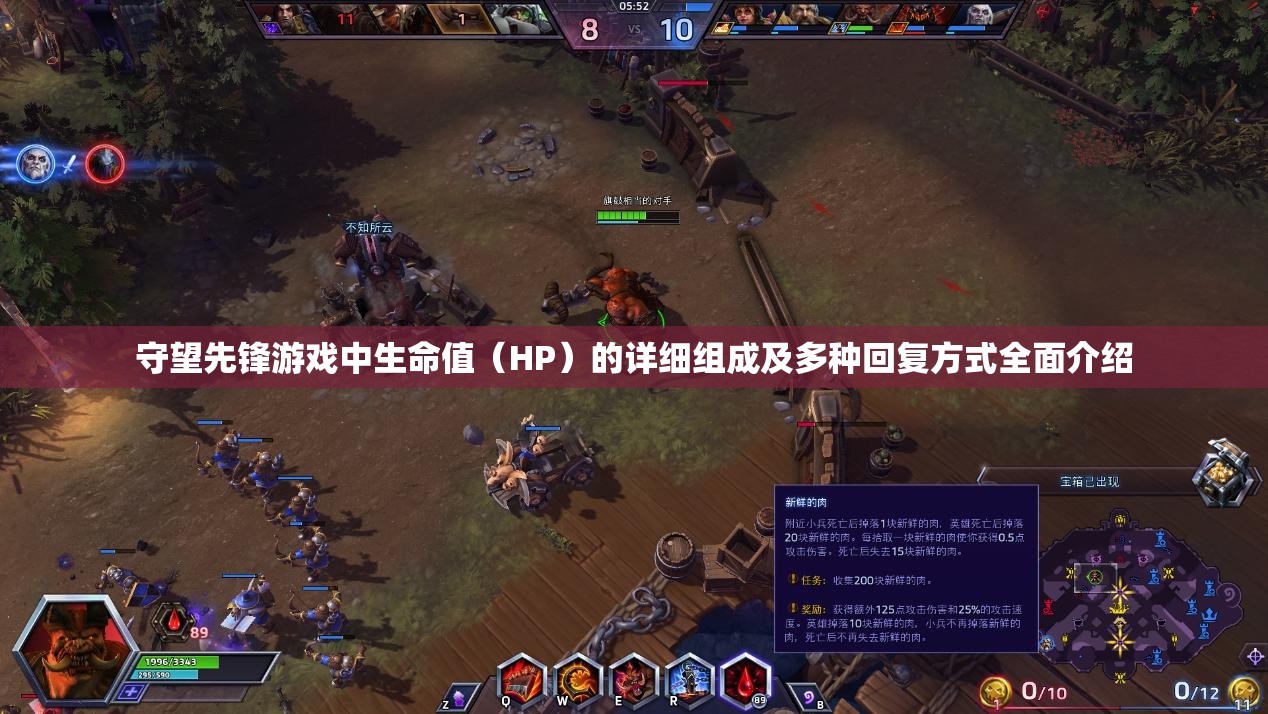 守望先锋游戏中生命值（HP）的详细组成及多种回复方式全面介绍