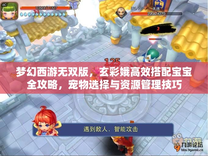 梦幻西游无双版，玄彩娥高效搭配宝宝全攻略，宠物选择与资源管理技巧