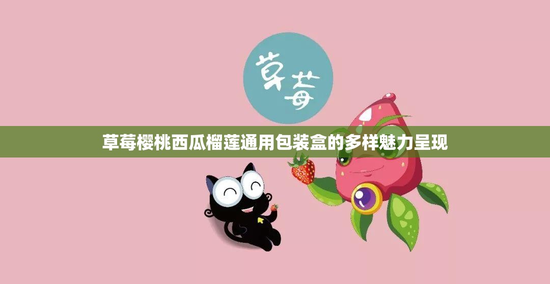 草莓樱桃西瓜榴莲通用包装盒的多样魅力呈现