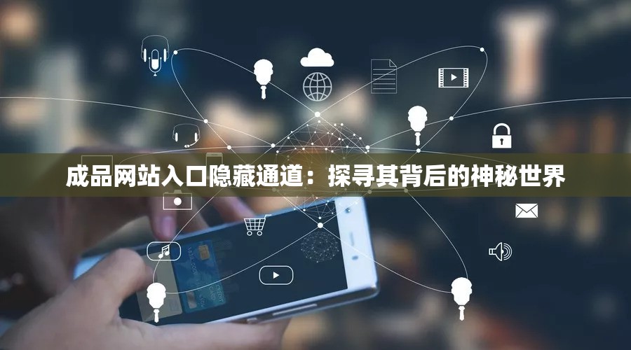 成品网站入口隐藏通道：探寻其背后的神秘世界