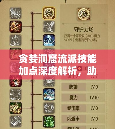 贪婪洞窟流派技能加点深度解析，助你打造个性化专属冒险之旅