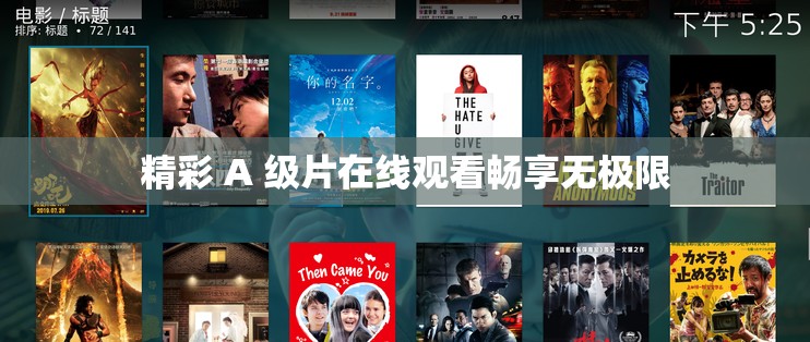 精彩 A 级片在线观看畅享无极限